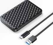 ENCLOSURE HDD / SSD ORICO 2520C3-V1 FOR SATA 2.5INCH USB-C BLACK