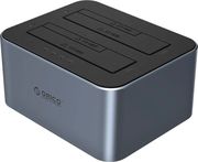 ORICO DOCKING STATION HDD / SSD 6626C3-C-V1 2-DRIVE FOR SATA 2.5INCH / 3.5INCH. GREY