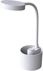 FOREVER LIGHT DESK LED LAMP 5W WITH PEN HOLDER PURE FLB-20 AGNES WHITE