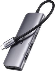 UGREEN TYPE-C HUB CM195 15214 2X USB-A 3.0 + TYPE-C +HDMI + SD+MICROSD GREY