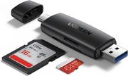 UGREEN TYPE-C + USB-A CARD READER CM304 SD+MICROSD BLACK