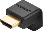 UGREEN HD112 VIDEO ADAPTER DOWN ANGLE HDMI TO HDMI 4K BLACK