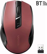 UGREEN MU006 4000DPI WIRELESS MOUSE RED