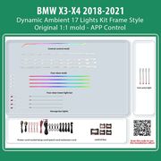 DIQ AMBIENT 8173D_U DYNAMIC (AMBIENT LIGHT FOR BMW X3 - X4 MOD. 2018-2021 WITH 17 LIGHTS, DYNAMIC)
