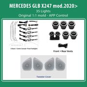 DIQ AMBIENT 8176 GLB E BENZ GLB X247 DIQ AMBIENT LIGHT FOR MERCEDES GLB MOD 2020> WITH 35 LIGHTS