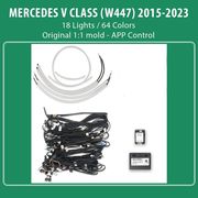 DIQ AMBIENT 8173 DIQ BENZ V W447 DIQ AMB.LIGHT MERCEDES V-CLASS W447 MOD 2015-2024 WITH 18 LIGHTS