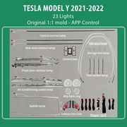 DIQ AMBIENT TESLA MODEL Y MOD 2021&amp;GT; DIQ AMB.LIGHT TESLA MODEL Y MOD 2021&amp;GT; WITH 23 LIGHTS