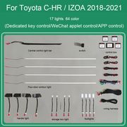 DIQ AMBIENT TOYOTA CHR I (DIGITAL IQ AMBIENT LIGHT FOR TOYOTA CHR MOD. 2017-2024 WITH 17 LIGHTS)