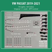 DIQ AMBIENT VW PASSAT III TRIM MOD 2019-2023 DIQ AMB.LIGHT VW PASSAT MOD 2019-2023 WITH 19 LIGHTS