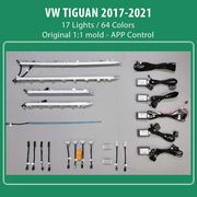 DIQ AMBIENT VW TIGUAN II (DIGITAL IQ AMBIENT LIGHT FOR VW TIGUAN MOD. 2017-2021 WITH 17 LIGHTS)