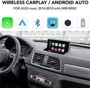 DIQ AD 013W CPA WIRELESS C.PLAY AN.AUTO BOX WITH 2 CAMERA IN AUDI MOD 2014-22 WITH MMI 3G+/MIB/MIB2