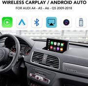DIQ AD 502Q CPA WIRELESS C.PLAY AN.AUTO BOX WITH 2 CAMERA IN AUDI A4-A5-Q5 MOD 2009-18 WITH MMI 3G