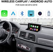 DIQ AD 505Q CPA WLS C.PLAY AN.AUTO BOX W 2 CAM IN AUDI A8 12-18 W MMI 3G AND 6.5'' 7'' SCREEN