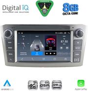 DIGITAL IQ BLM 725SL_CPA (7'' DECK) MULTIMEDIA OEM FOR TOYOTA AVENSIS (T25) MOD. 2003-2009 (SILVER)