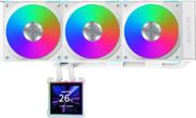LIAN LI HYDROSHIFT II LCD-S 360CL WHITE - RGB AIO CPU COOLER - 3.4'' SCREEN - 1851/1700, AM5/AM4