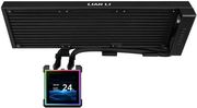 LIAN LI HYDROSHIFT II LCD-S 360N BLACK - FANLESS AIO CPU COOLER - 3.4'' SCREEN - 1851/1700, AM5/AM4