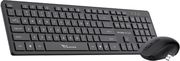 ALCATROZ SILENT WIRELESS 2.4G KEYBOARD &amp; MOUSE 1600DPI BLACK X-AIR3300-B