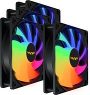 ARMAGGEDDON DURABLE SILENT FAN ARGB KIT 6000 PRO (4 PACK) BLACK KIT6000B
