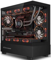 ARMAGGEDDON RGB M-ATX DUAL CHAMBER GAMING CASE AQUARON DUPLEX PRO BLACK AQUARON-DUPLEX-PRO-B