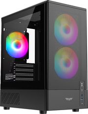 ARMAGG. MICRO ATX CASE WITH 3X ARGB FANS &amp; TYPE-C DEEPFREEZE DUPLEX 2 ARGB-C BL DF-DUPLEX2-C-ARGB-B