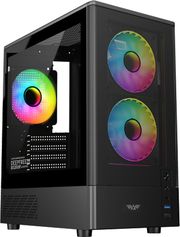 ARMAGGEDDON MICRO ATX CASE WITH 3X CHROMA FANS DEEPFREEZE DUPLEX 2 CHROMA BLACK DF-DUPLEX2-CHRB