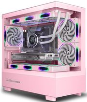 ARMAGGEDDON RGB M-ATX DUAL CHAMBER GAMING CASE AQUARON DUPLEX PRO PINK AQUARON-DUPLEX-PRO-P