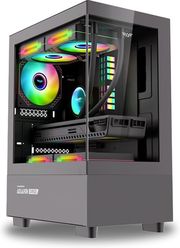 ARMAGGEDDON MICRO ATX GAMING PC CASE AQUARON DUPLEX BLACK AQUARON-DUPLEX-B