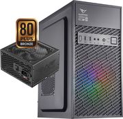 ALCATROZ PC CASE WITH PSU AZZURA MILLENIA ECO AIR 1 RGB BLACK AME-AIR1-RGB