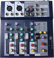 LUCKY TONE F4-USB ΚΟΝΣΟΛΑ MΙΞΗΣ ΗΧΟΥ 4 KΑΝΑΛΙΩΝ