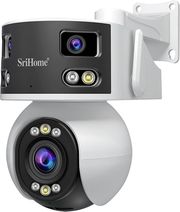 SRIHOME 4MP+2MP+2MP HD MULTI-LENS SUPER WIDE ANLGE PTZ OUTDOOR CAMERA SH055B