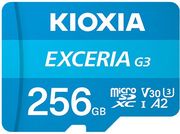 KIOXIA MICRO SD EXCERIA GEN3 256GB UHS I U3 V30 WITH ADAPTER LMEX3L256GG2