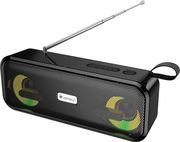 LAMTECH PORTABLE BT FM RADIO SPEAKER 10W BLACK LAM980787