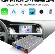 DIQ AD 010W CPA WIRELESS CARPLAY ANDROID AUTO BOX W 2 CAMERA IN AUDI A4 A5 Q5 2009-2017 W MMI 2G