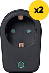 ΣΕΤ SONORA SPAB100 ΑΝΤΑΠΤΟΡΑΣ ΡΕΥΜΑΤΟΣ ΜΕ ΠΡΟΣΤΑΣΙΑ ΥΠΕΡΤΑΣΗΣ 2ΤΜΧ