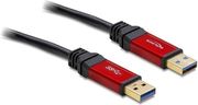 DELOCK USB 3.0 CABLE USB-A MALE - USB-A MALE ΜΑΥΡΟ 3M 82746