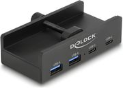 DELOCK USB 3.0 HUB 4 ΘΥΡΩΝ ΜΕ ΣΥΝΔΕΣΗ USB-C (64262)