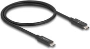 DELOCK USB 80 GBPS CABLE USB TYPE-C MALE TO MALE 16K 60 HZ PD 3.1 240 W 0.5M