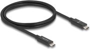 DELOCK USB 80 GBPS CABLE USB TYPE-C MALE TO MALE 16K 60 HZ PD 3.1 240 W 1M