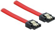 DELOCK 7-PIN SATA III - 7-PIN SATA III CABLE 30CM ΚΟΚΚΙΝΟ (82676)