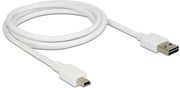 DELOCK USB 2.0 CABLE USB-A MALE - MINI USB-B MALE ΜΑΥΡΟ 1M 85157