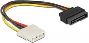 DELOCK 15-PIN SATA - 4-PIN MOLEX CABLE 0.2M ΠΟΛΥΧΡΩΜΟ 60136