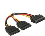 DELOCK 15-PIN SATA - 15-PIN SATA CABLE 0.15M ΠΟΛΥΧΡΩΜΟ 60105