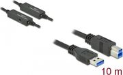 DELOCK USB 3.1 CABLE USB-B MALE - USB-A MALE ΜΑΥΡΟ 10M 85380