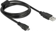 DELOCK USB 2.0 CABLE USB-A MALE - MICRO USB-B MALE 1M (82299)
