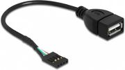 DELOCK USB PINHEADER FEMALE - USB 2.0 FEMALE 0.2M