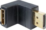 DELOCK ADAPTER DISPLAYPORT MALE > DISPLAYPORT FEMALE ANGLED DOWN