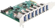 DELOCK PCI EXPRESS X1 CARD TO 7 X EXTERNAL USB 5 GBPS TYPEA FEMALE