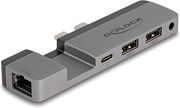 DELOCK DOCKING STATION FOR MACBOOK PRO / MACBOOK AIR THUNDERBOLT 4 WITH 5K RESOLUTION / 100 W PD