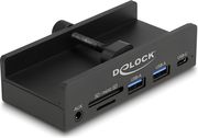 DELOCK USB 3.0 HUB 3 ΘΥΡΩΝ ΜΕ ΣΥΝΔΕΣΗ USB-C (64285)