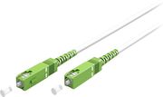 GOOBAY 59595 FIBRE-OPTIC CABLE (FTTH) SC-APC (8°) MALE - SC-APC (8°) MALE 2.00M WHITE